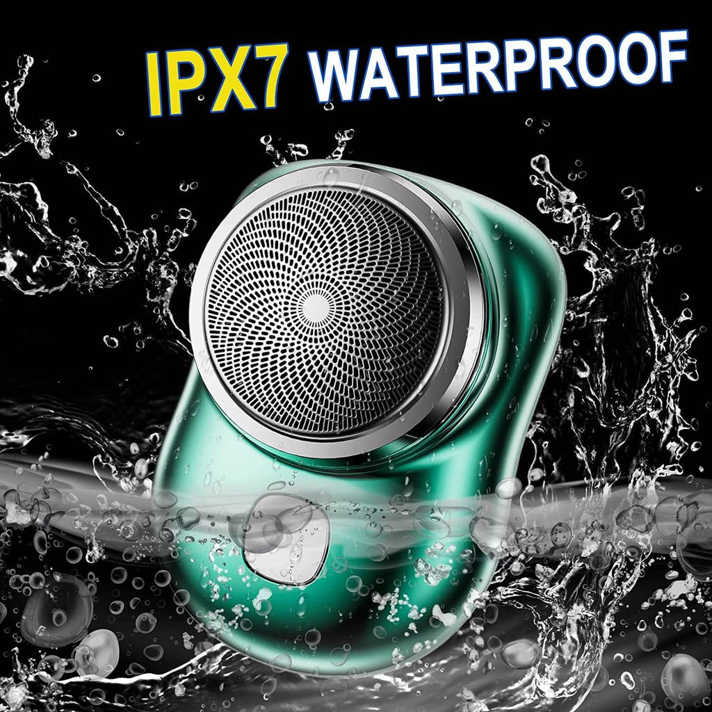 Mini Electric Shaver - Pocket-Sized, Rechargeable & Waterproof for Travel, One-Button Operation for Men & Women (Multi-Colour)