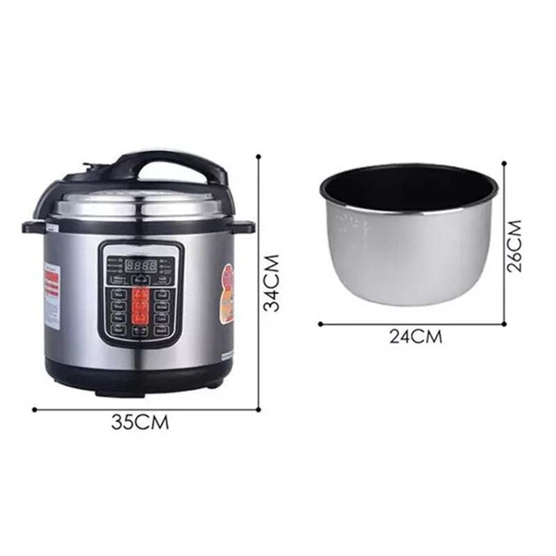 10L Smart Multi-Cooker - High Pressure Rice Cooker & Electric Pressure Cooker with Digital Display, 12 Cooking Functions