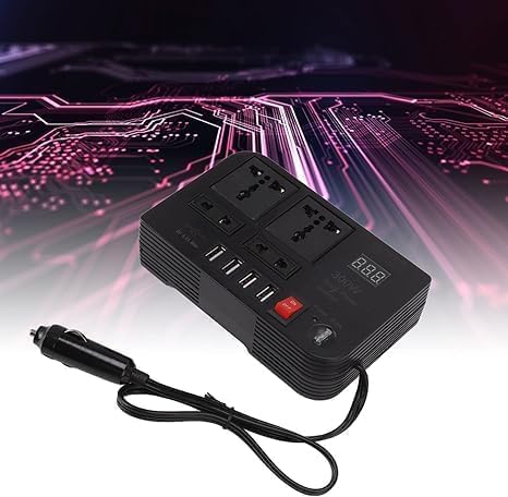 300W Car Inverter | Advanced 12V DC to AC Vehicle Transformer | Power Tablets, Laptops, and More On the Go