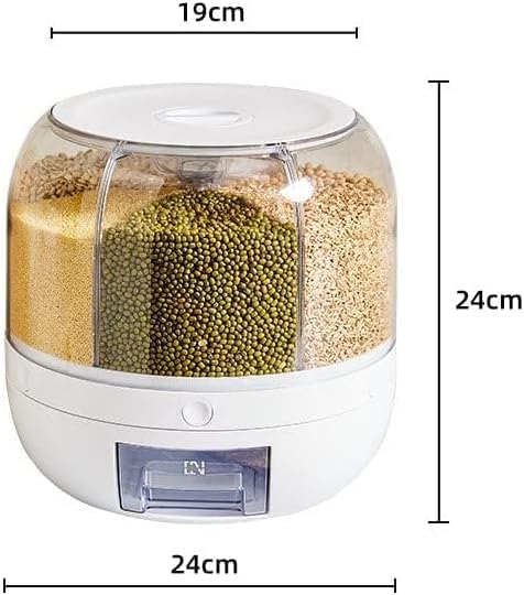 Multifunctional Grain Storage System – Versatile Grain Dispenser and Rice Box with Durable Design