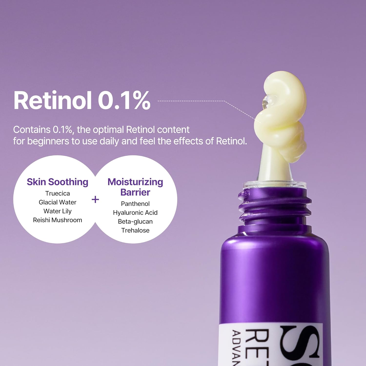 SOME BY MI Retinol Intense Advanced Triple Action Eye Cream – Korean Anti-Aging Eye Treatment with Retinol, Peptides & Niacinamide – 30ml / 1.01oz