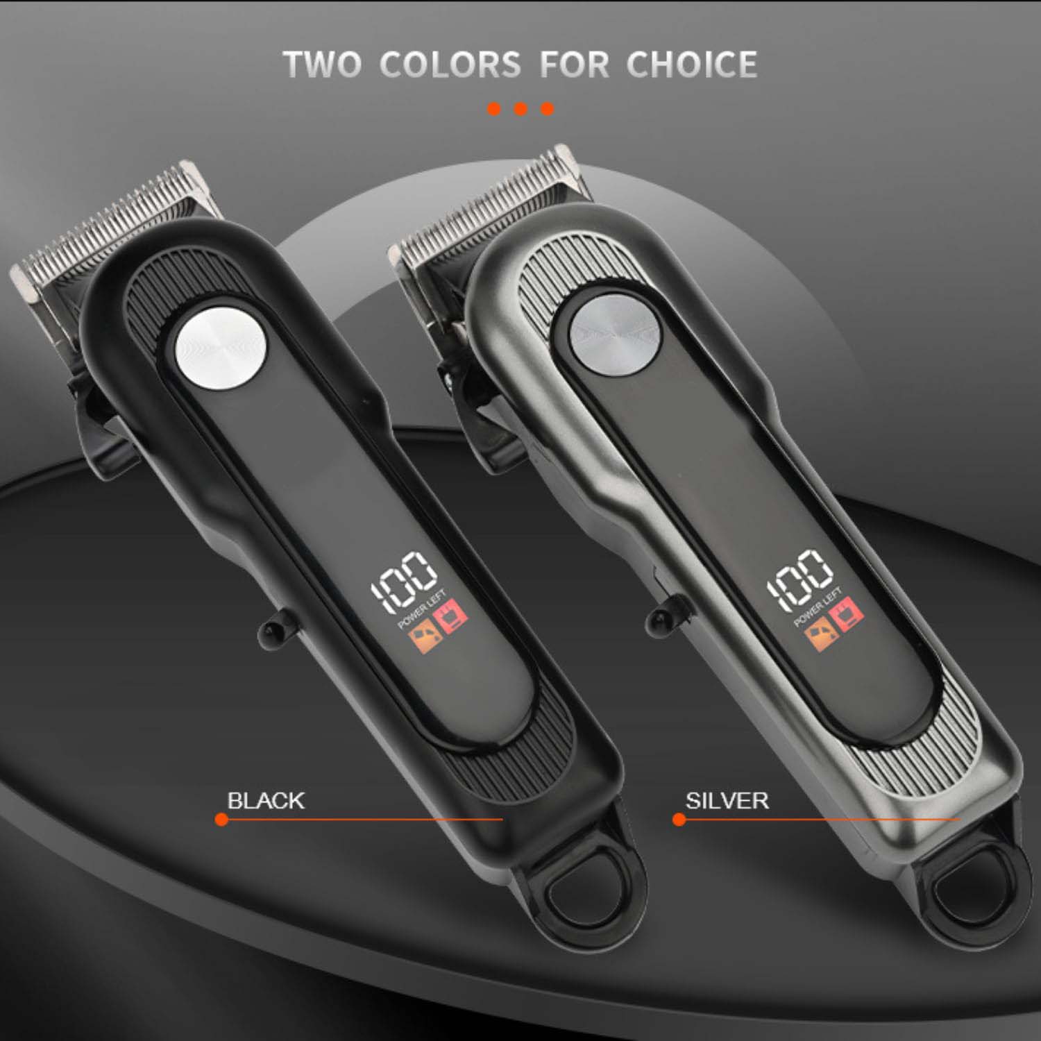 Pro Cordless Hair Clipper - 6500 RPM Rotary Motor, 240min Runtime, Digital Display, Taper Lever (Multi-Colour)