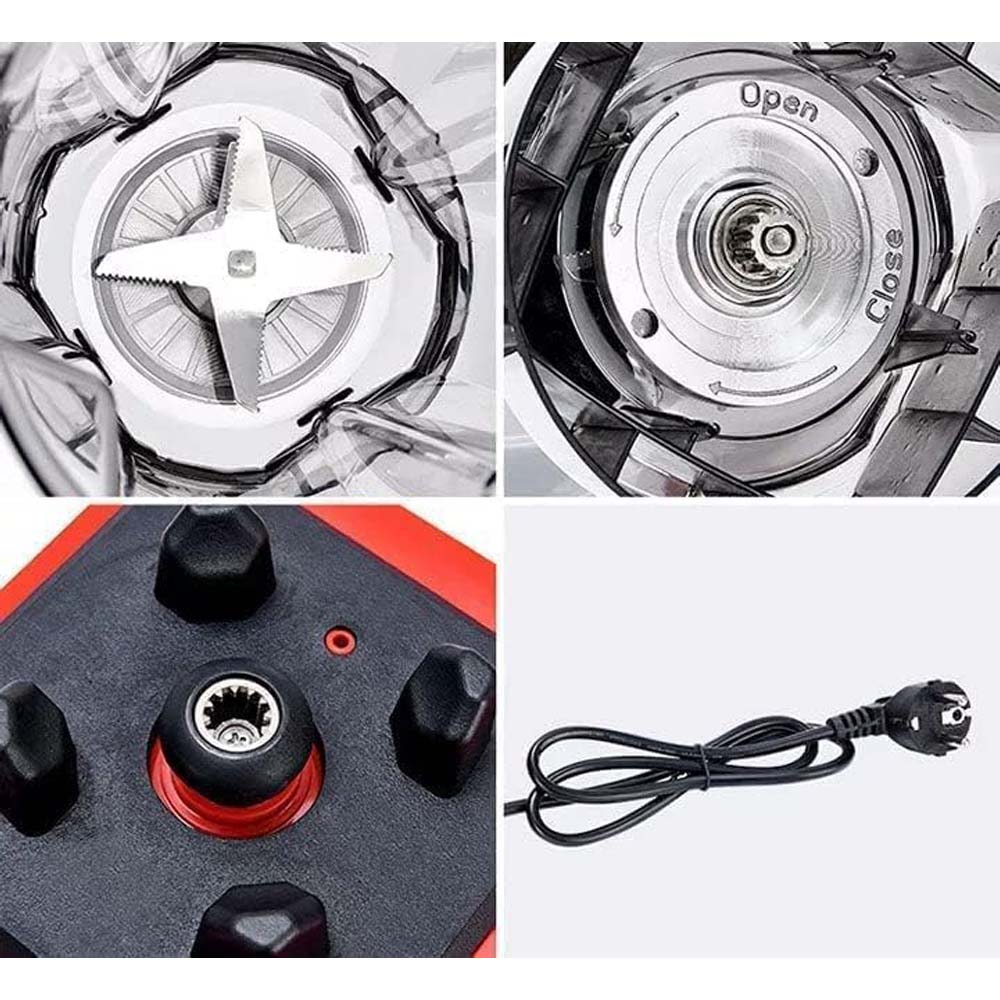 2-in-1 Electric Blender & Juicer - 4500W Heavy Duty Commercial Mixer for Hotels, Restaurants, Cafes & Household Use