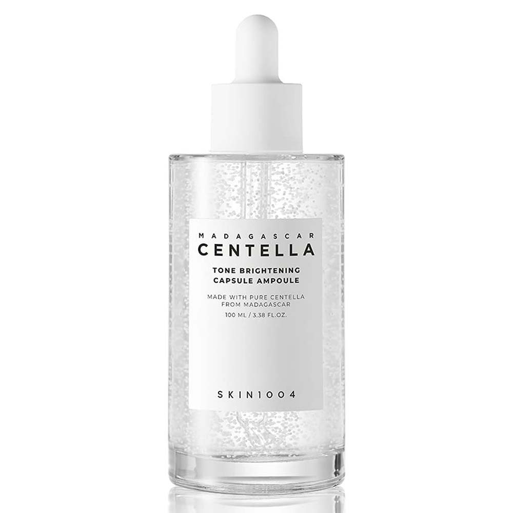 Skin1004 Madagascar Centella Tone Brightening Capsule Ampoule – Hydrating Serum with Niacinamide & Centella Asiatica for Radiance & Even Tone, 50ml