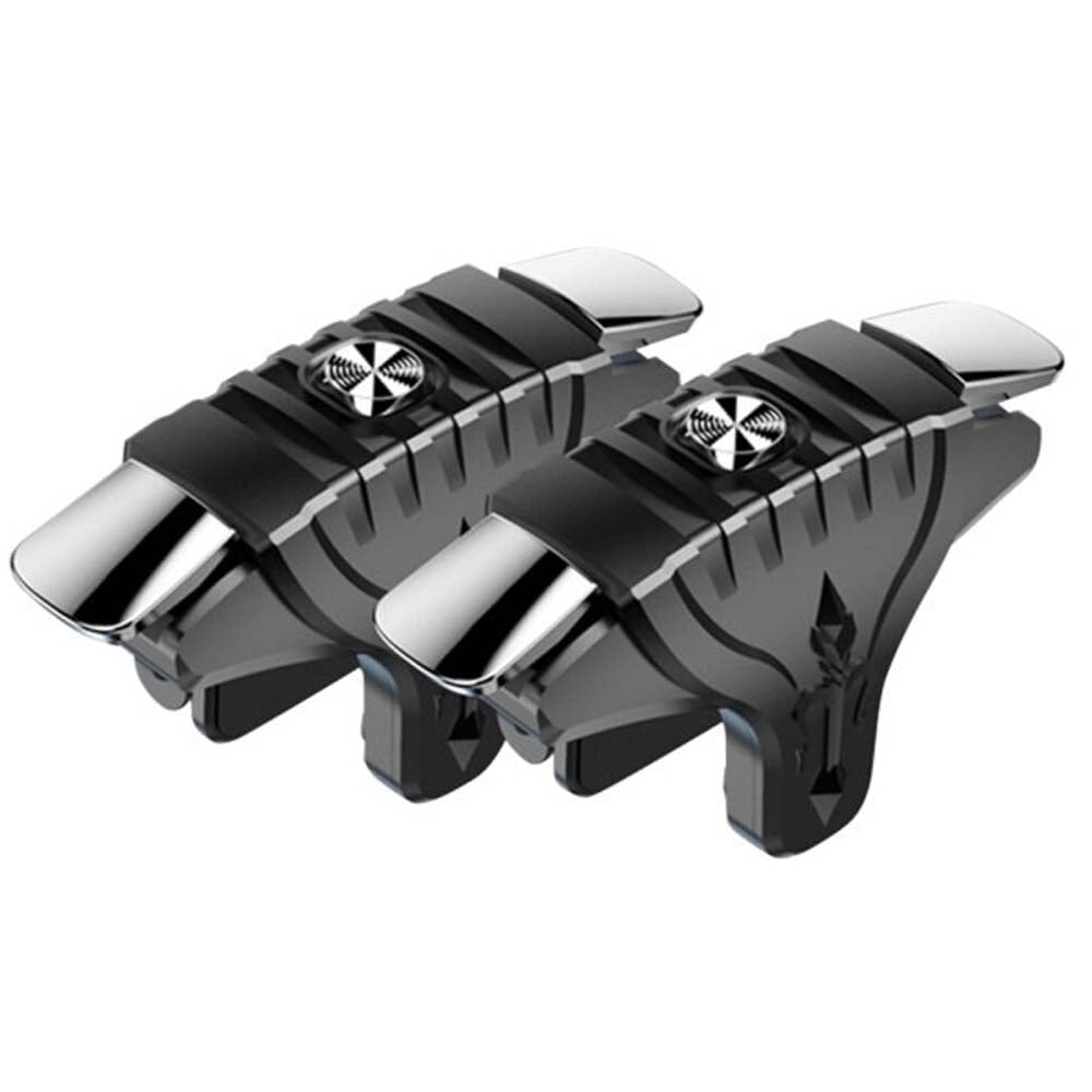 ET-F07 PUBG Mobile Game Triggers - Dual Shooting Buttons for Call of Duty & Mobile Games, Universal Clip-On for iOS/Android