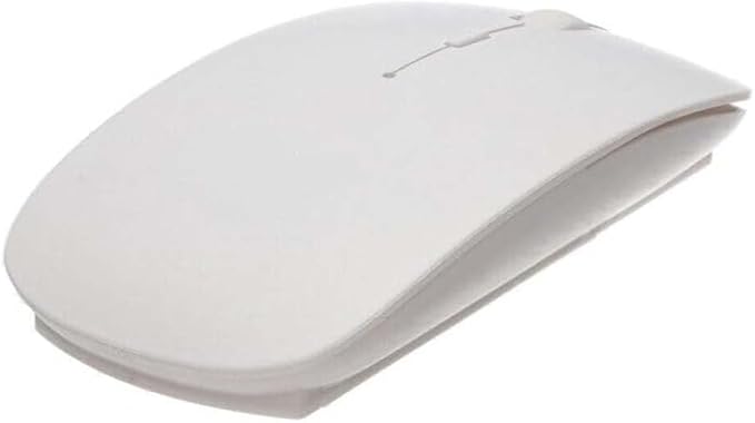 White Compact Wireless Keyboard and Mouse Combo | Sleek and Portable for Home and Office Use | Smooth Typing and Easy Navigation