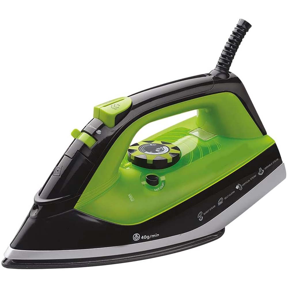MI-2069 Smart Steam Iron - 1200W with Ceramic Soleplate, Auto Shut-Off & Vertical Steam