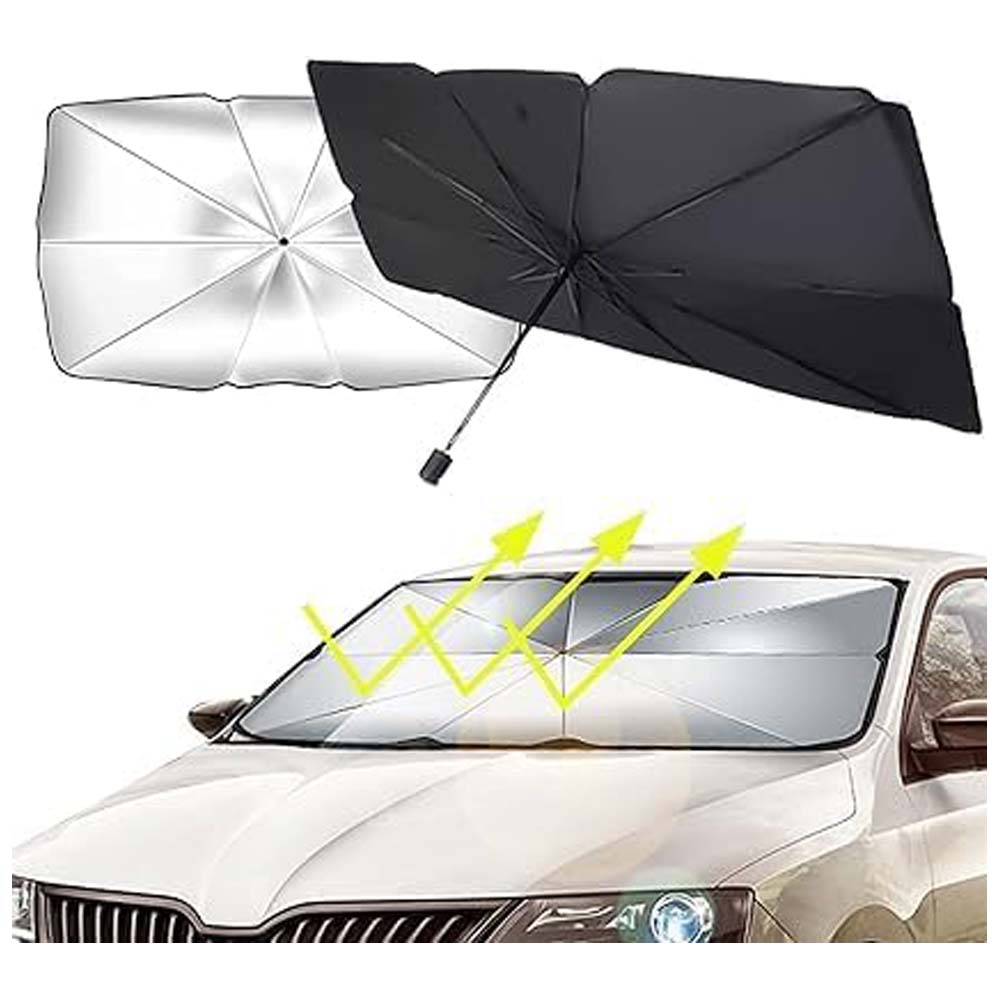 Auto Sunshade Umbrella – Versatile Windshield Protection for Heat Insulation and UV Shielding in Cars and SUVs