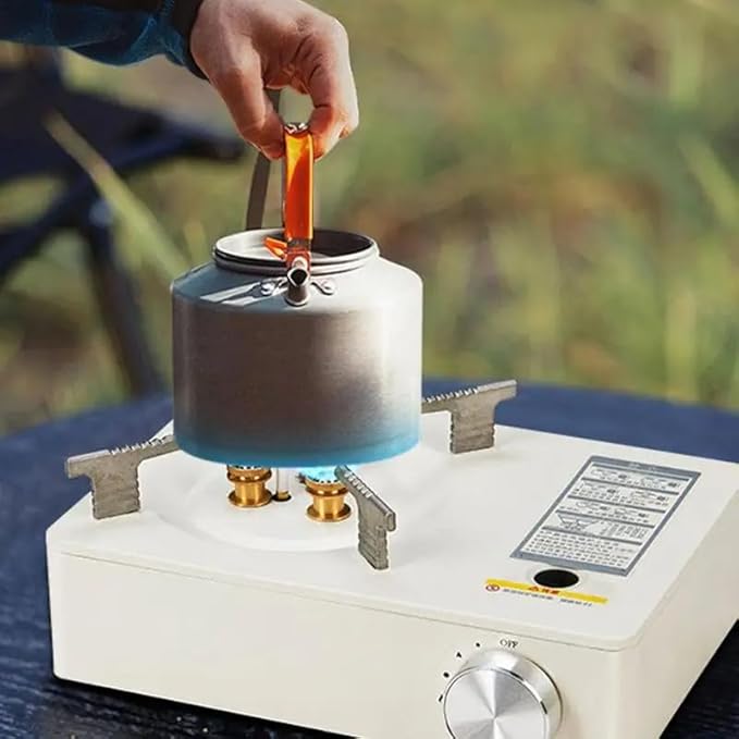 Mini Stove Camping | 3500W Portable Small Stove with Overvoltage Protection and Safety Device | Available in Black and White