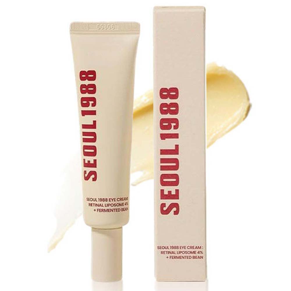 KSECRET SEOUL 1988 Eye Cream – Retinal Liposome 4% + Fermented Bean, Anti-Aging Wrinkle Care, Improves Elasticity & Pigmentation, 30ml / 1.01 fl.oz