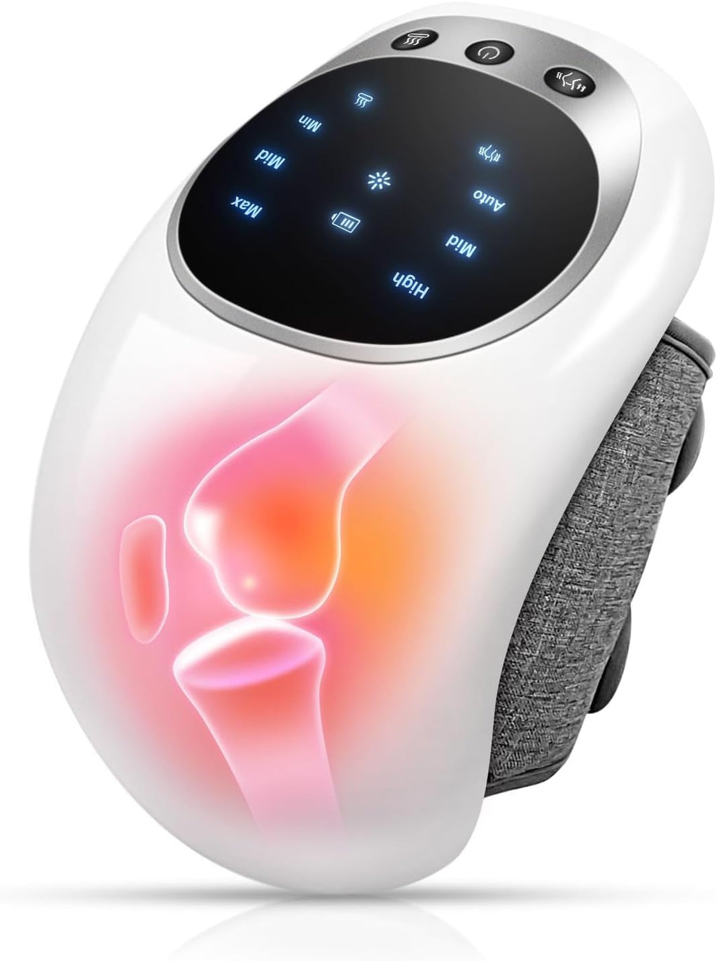 Portable Heating Knee and Waist Massager – Thermal Pain Relief with Red Light Physiotherapy