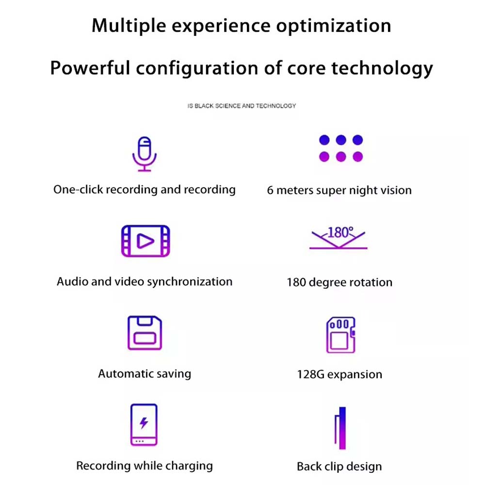 1080p Mini Camera with WiFi. Portable mobile detection camcorder for smart home surveillance & remote monitoring. Hidden design.