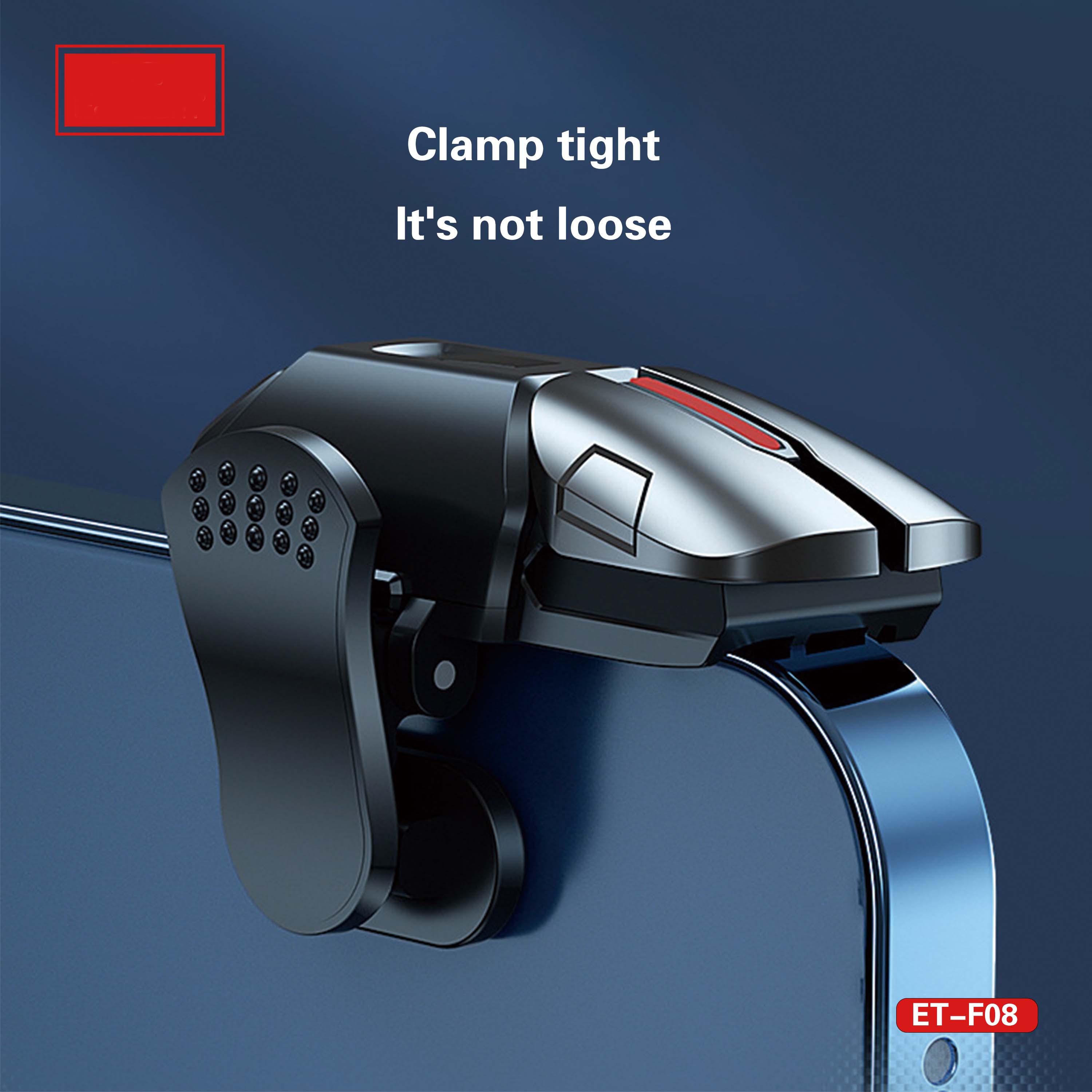 ET-F08 Mobile Game Trigger Controller - Clip-on Fire Buttons & Joystick for iOS/Android Gaming, No Bluetooth Needed