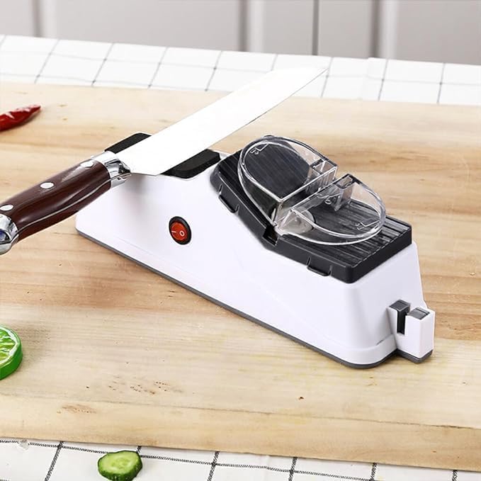 Premium Electric Knife Sharpener – Sturdy, Durable, and Stylish USB-Powered Tool for Safe and Efficient Sharpening