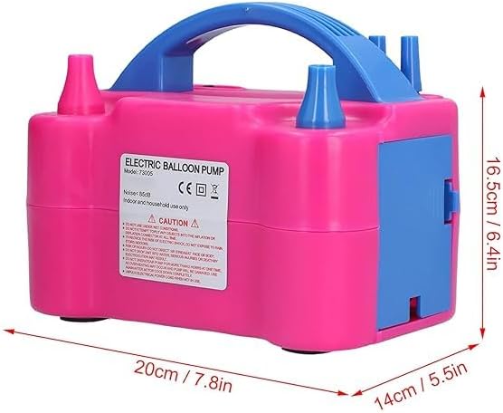 Electric Balloon Pump with Storage Box Design | Long Air Outlet for Efficient Inflation | Quick and Convenient Setup