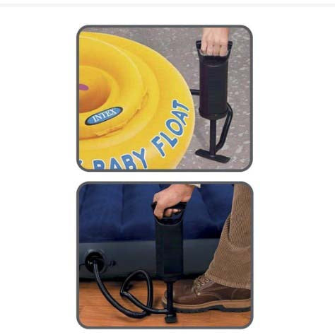 Hi-Output Air Pump Double Quick I Hand Pump (29CM) | Efficient Manual Inflator for Fast Air Filling