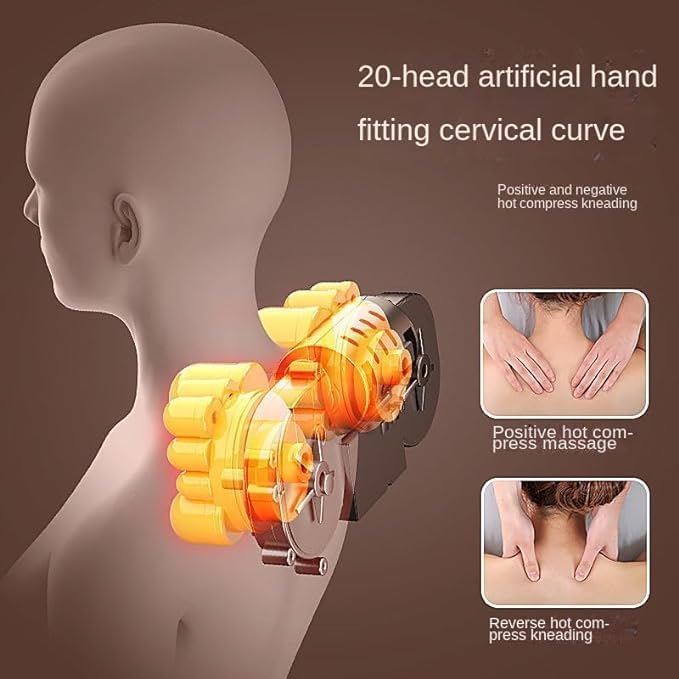 Infrared Heating Massager Cushion – Full-Body Comfort with Therapeutic Warmth and Vibrations