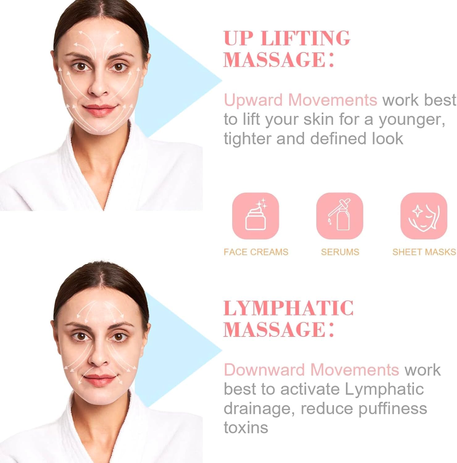 2-Pcs Facial Ice Globes. Cryo roller balls to reduce puffiness, dark circles & wrinkles. Cold therapy facial massager.