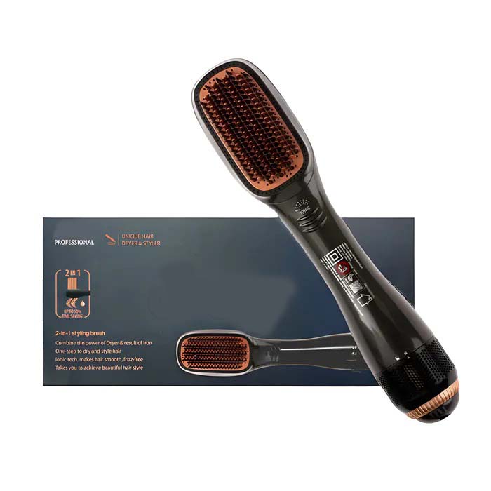 Professional Unique Hair Dryer & Styler – 2-in-1 Styling Brush for Effortless Hair Styling