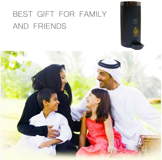 Portable Incense Burner | USB Rechargeable Oud Burner | Electric Arabic Mubkhara Device for Home, Office, and Car