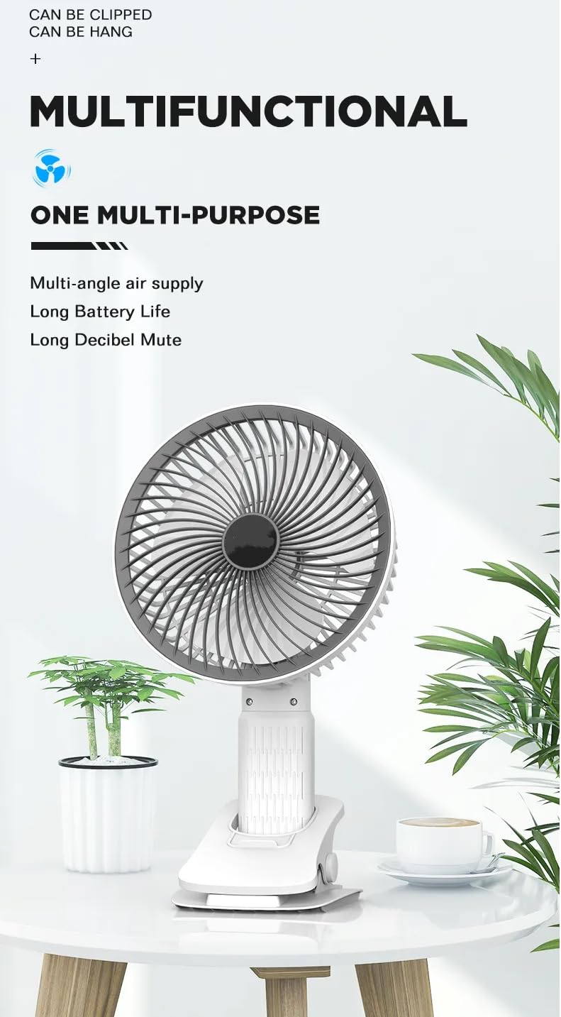 Handheld Rechargeable USB Portable Fan – Wearable Electric Neck Air Cooler | Foldable Mini Fan