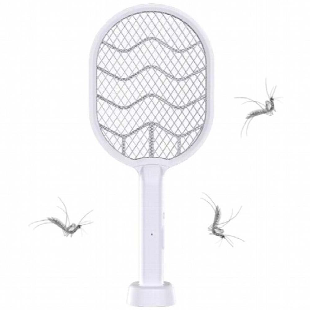 YT-M2038 Electric Mosquito Swatter High-voltage rechargeable insect killer. Safe, easy-to-use bug zapper racket for indoor/outdoor.