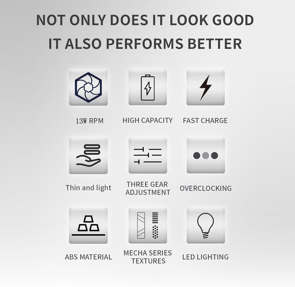 Powerful LED Electric Blower – Jet Dry Cleaner for Keyboards & Electronics