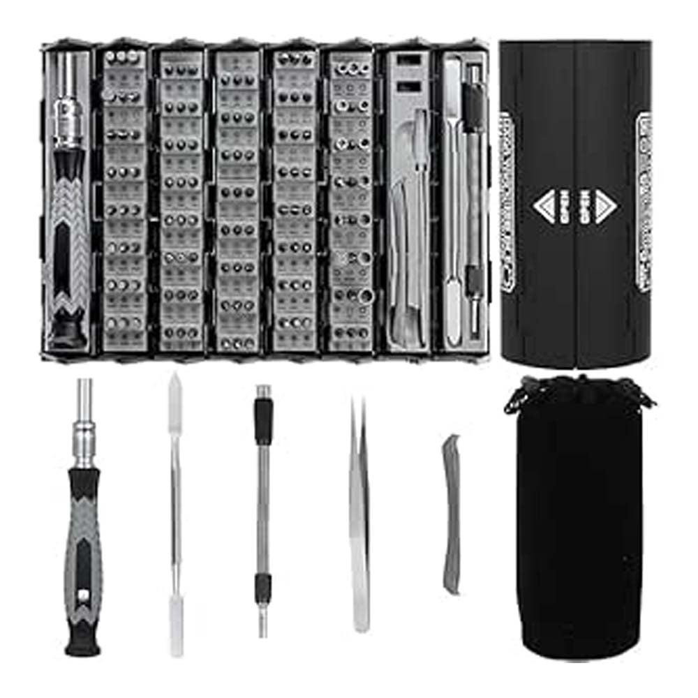 Mini Magnetic Screwdriver Set – Portable Cylinder Screwdriver Kit for DIY Repairs of Glasses, Computers, Laptops, and Mobile Phones