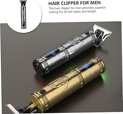USB Rechargeable Electric Barbershop Hair Clipper | Digital LCD Professional Hair Trimmer