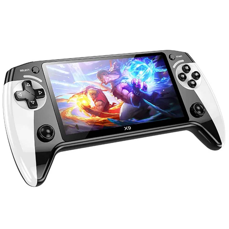 X9 HD Handheld Game Console - 5.5" IPS Screen, P1 HD Output, Dual Joystick for GB/GBA/GBC Games, Portable Retro Gaming