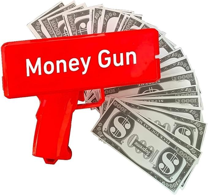 Super Money Gun | Unleash Fun & Excitement at Your Parties