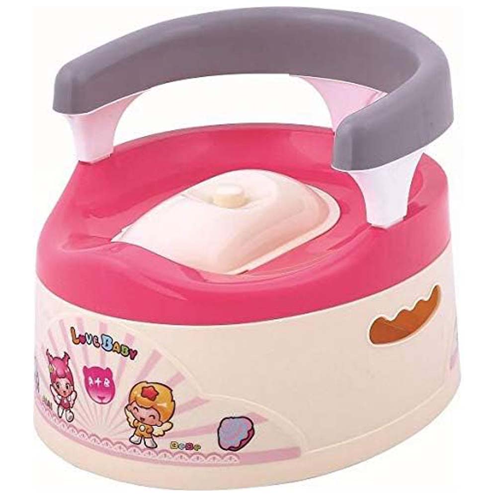 Portable Toddler Potty Training Chair - Kids' Toilet Seat with Splash Guard & Anti-Slip Base for Boys & Girls (Multi Colour)
