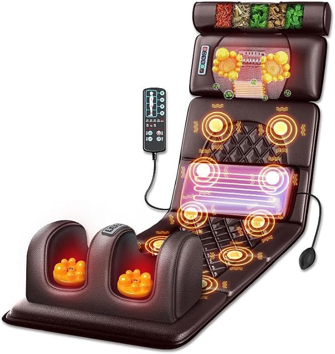 Infrared Heating Massager Cushion – Full-Body Comfort with Therapeutic Warmth and Vibrations