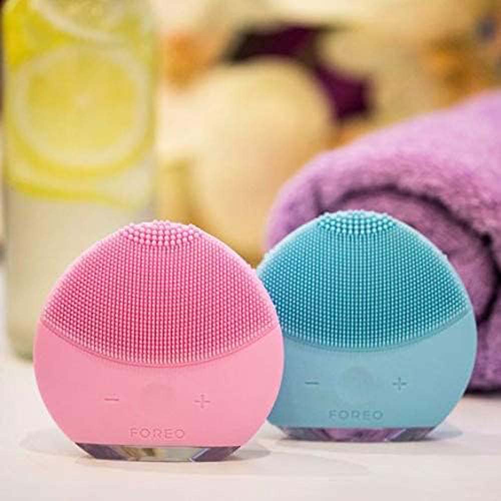 Mini Dual-Sided Smart Silicone Electric Facial Cleansing Device | Rechargeable, Gentle, and Multicolor