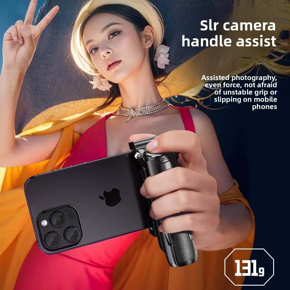 P15T Mini Selfie Stick Tripod - Extendable Phone Stand with Wireless Remote for Android & iPhone Vlogging, Portable Travel Tripod