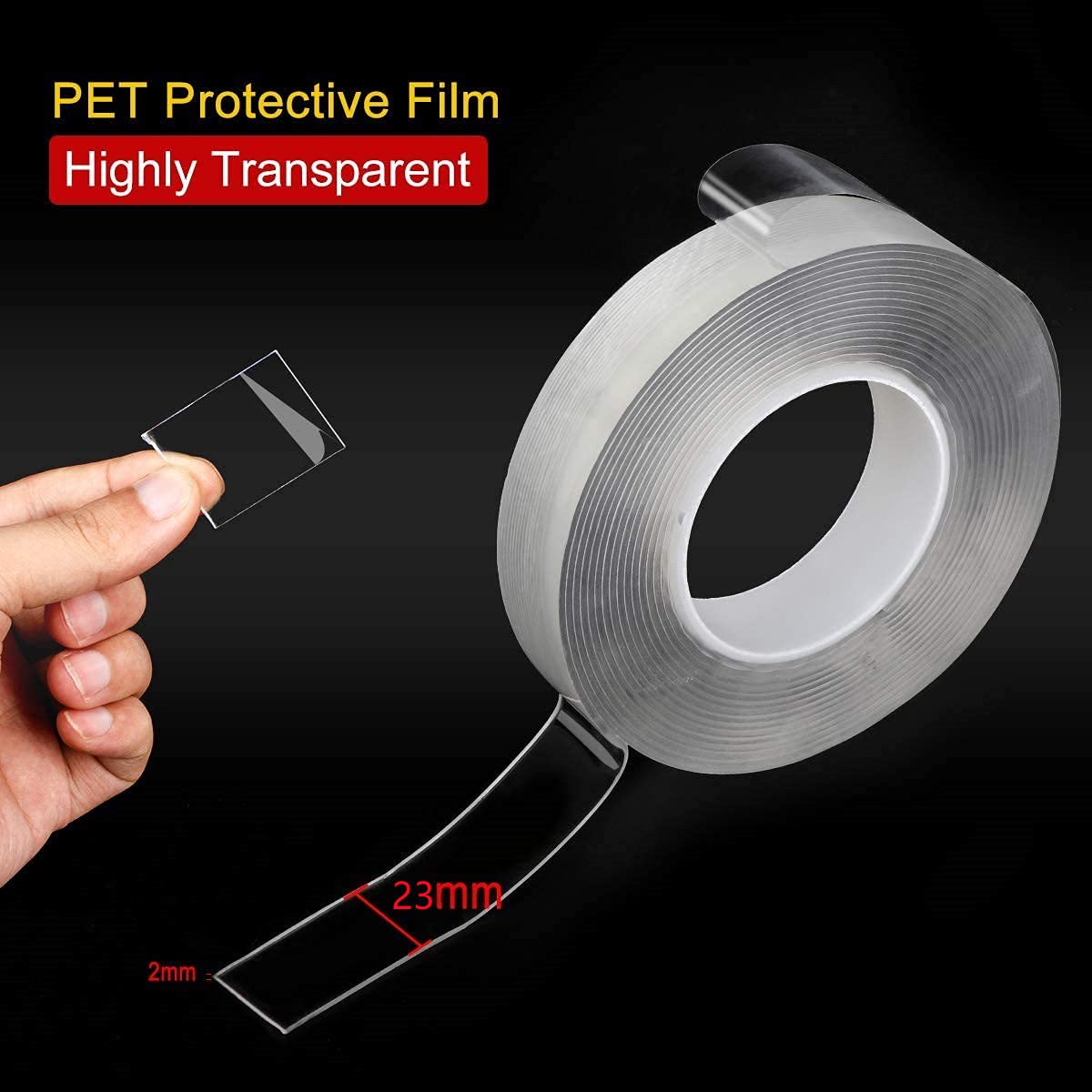 Strong Double-Sided Tape Heavy Duty | Perfect for Indoor Installation | No Screws or Drilling | Super Sticky, Non-Toxic, Non-Slip Adhesive