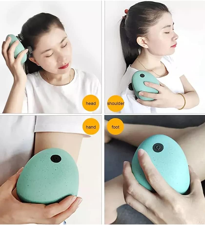 Electric Scalp Massager – 3 Modes Head Kneading, Portable Waterproof & Rechargeable, Ideal for Deep Hair Cleaning and Improving Head Blood Circulation