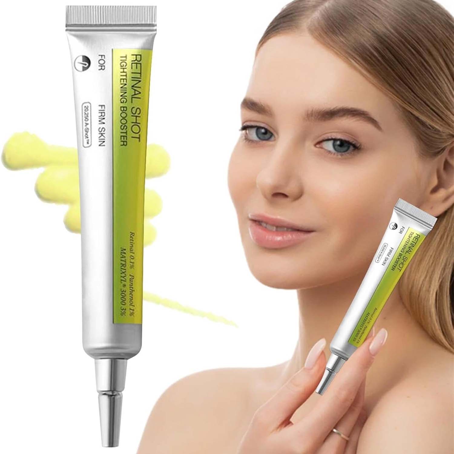 Vita A Retinal Shot Tightening Booster. Advanced retinal serum for deep wrinkles, firming & skin renewal. All skin types.