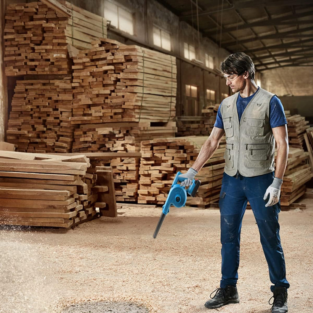 Cordless Leaf Blower | Blow & Suck 2-in-1 | 21V Mini Handheld Air Blower | Lightweight, Battery Powered | Small, Powerful Blower for Leaves & Debris