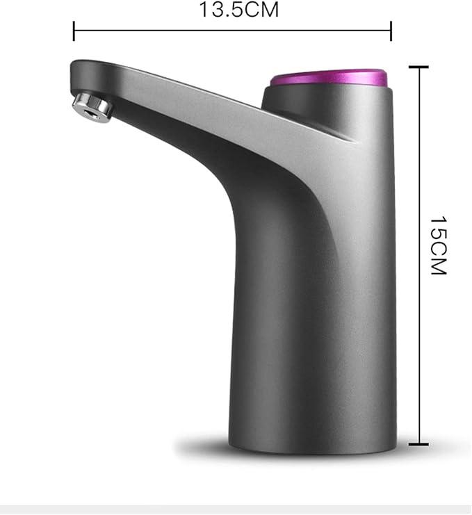 Rechargeable Electric Water Dispenser Pump | USB Powered Automatic Water Bottle Pump for 3, 4, and 5 Gallon Bottles