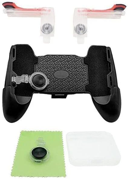 Universal Gamepad Shooter Trigger – Mobile Phone Game Controller with M24 Fire Buttons for PUBG, Compatible with Android & iOS