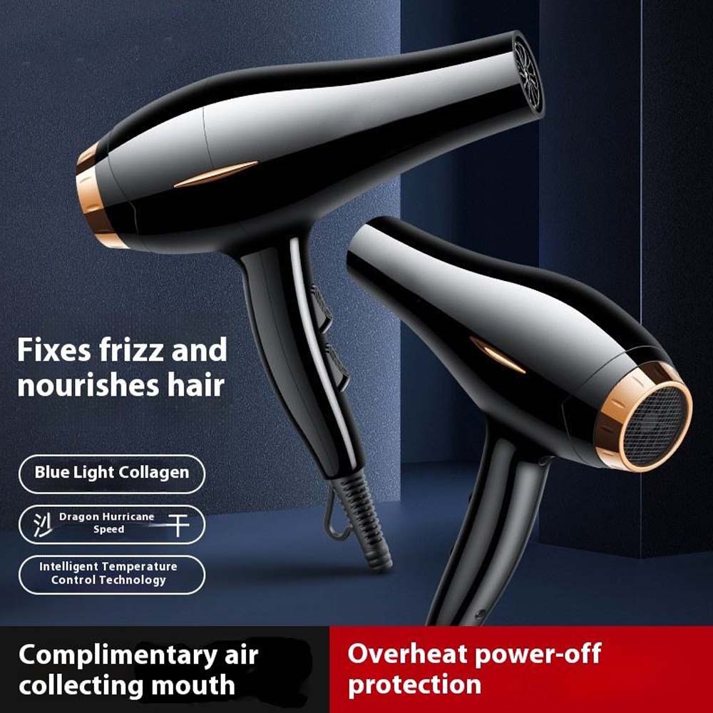 NUSHI NS-2203 Professional Hair Dryer. 2000W powerful ionic blow dryer for fast, frizz-free drying at home or salon.