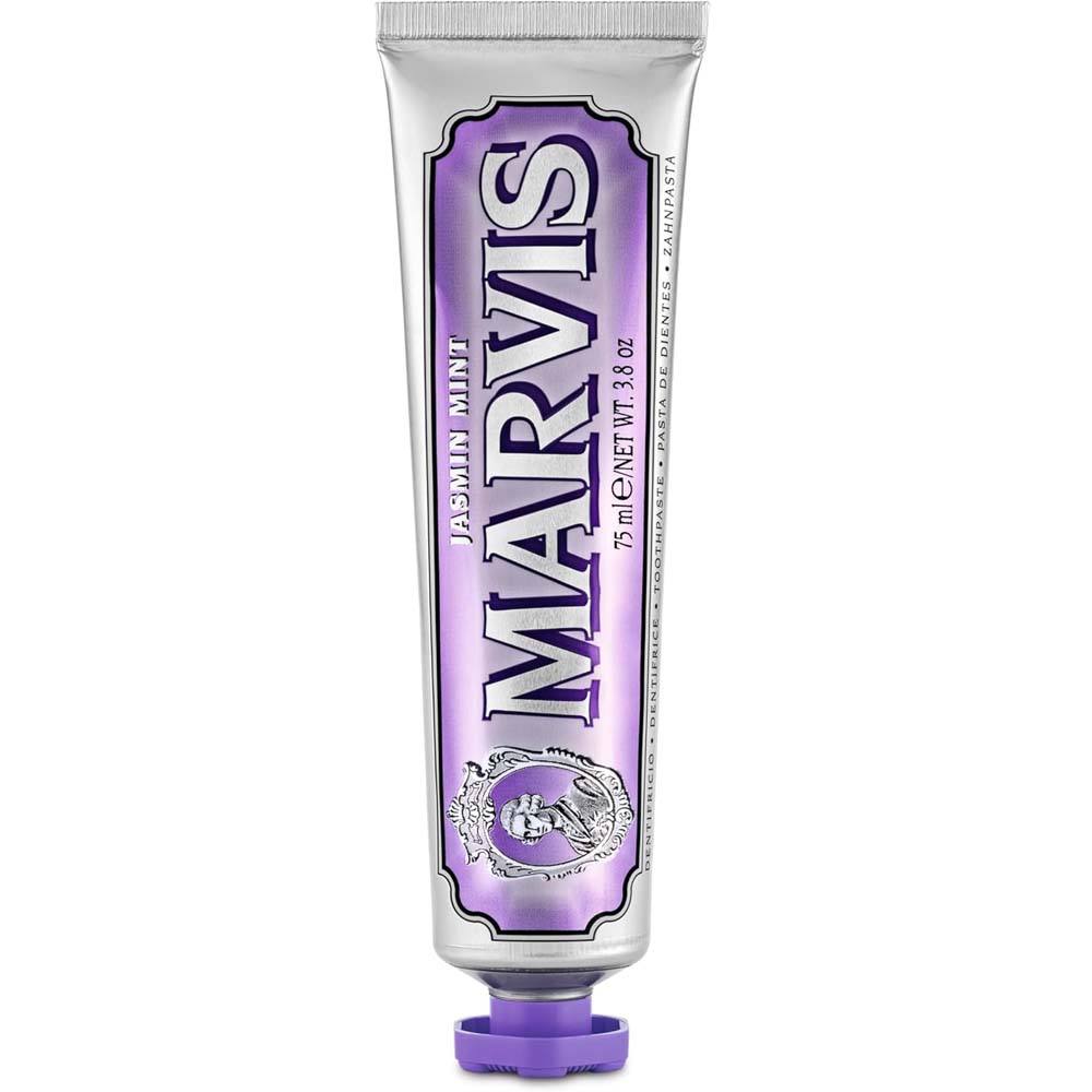 Marvis Whitening Mint Toothpaste 85ml - Freshens Breath, Removes Stains, Whitens Teeth, Prevents Cavities with Floral Notes