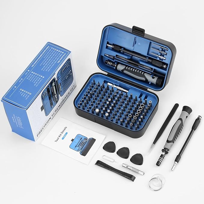 Screwdriver Set – Compact Mini Screwdriver and Bit Set | Portable for DIY and Professional Repairs