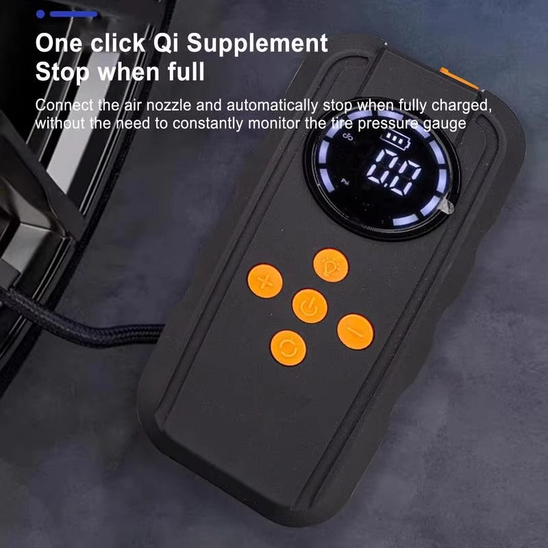 Portable 12V 150PSI Wireless Car Air Compressor with LED Display