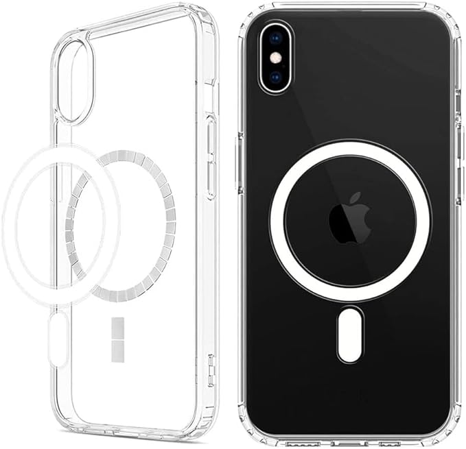 MagSafe Compatible Magnetic Phone Case with Camera Control | Military-Grade Shock Protection for iPhone X, Xs, Xs Max, Xr – Includes Free Screen Protector
