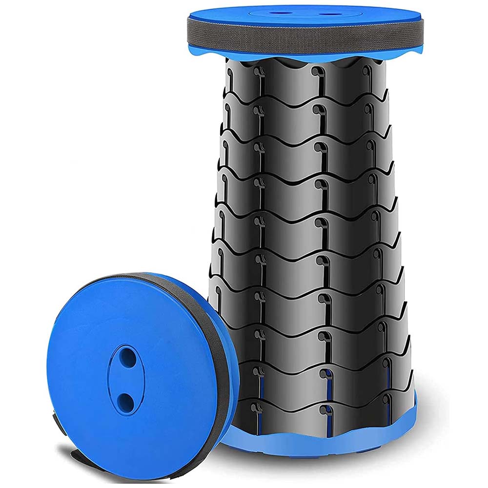 Portable Telescopic Stool - Lightweight Folding Seat for Camping, Fishing & Travel (397lb Capacity)