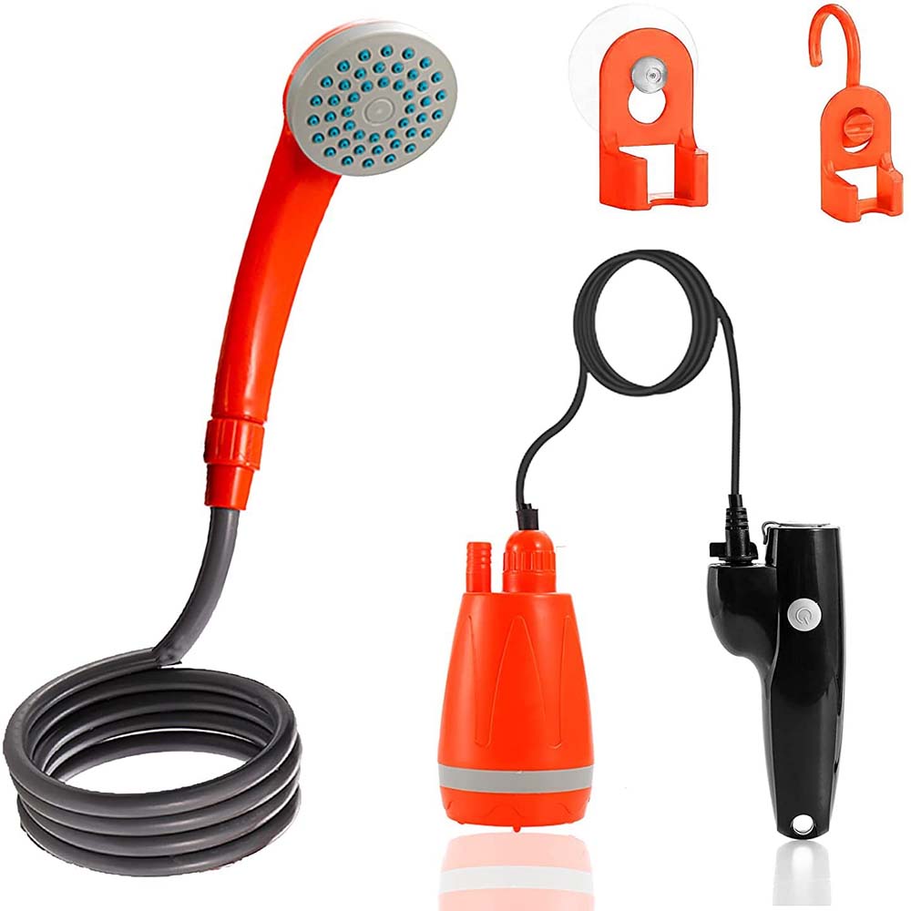Portable Camping Shower - Outdoor/Indoor Water Shower for Travel, Beach, Swimming, and Pets, Eco-Friendly Design