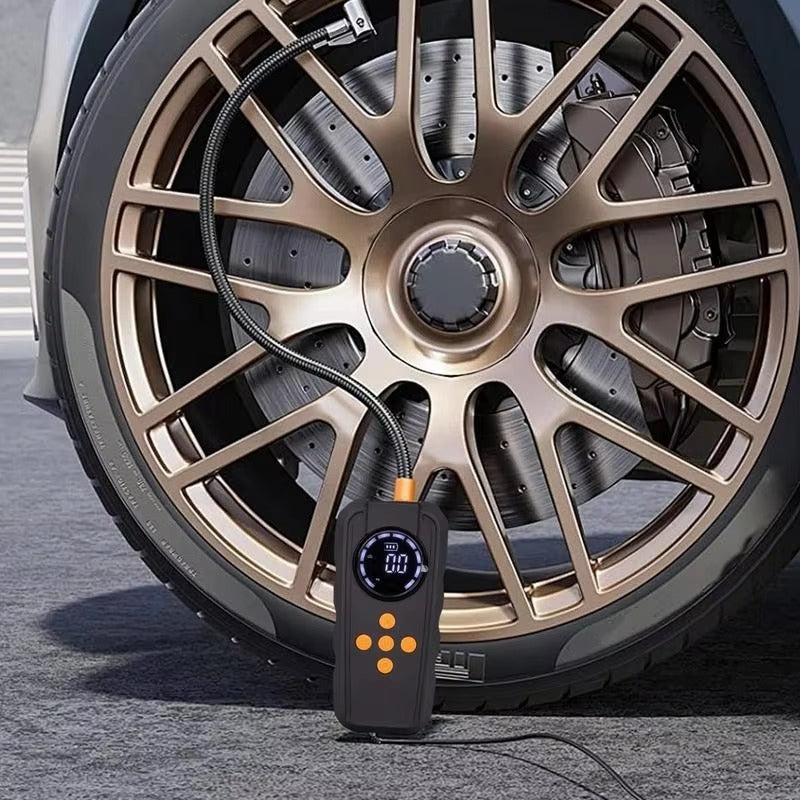 Portable 12V 150PSI Wireless Car Air Compressor with LED Display