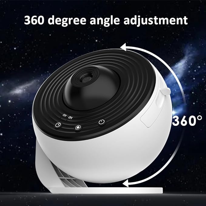 Galaxy Projector Star Projector – 360° Rotation Night Sky Projector with 13 Replaceable Galaxy Discs, Ideal for Kids & Adults, Home, Bedroom, and Living Room Decor